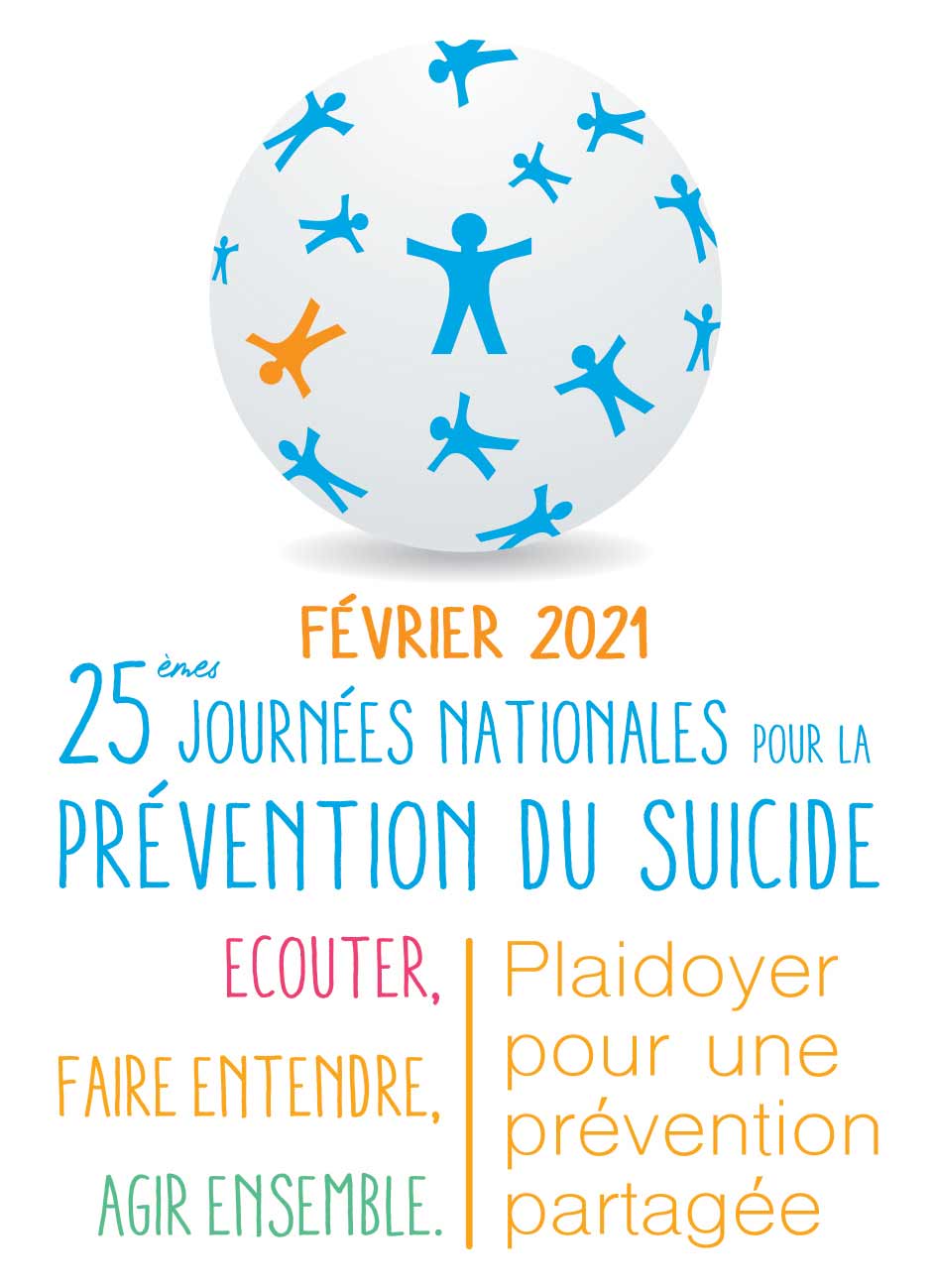 25e journées nationales pour la prévention du suicide - Février 2021 - France