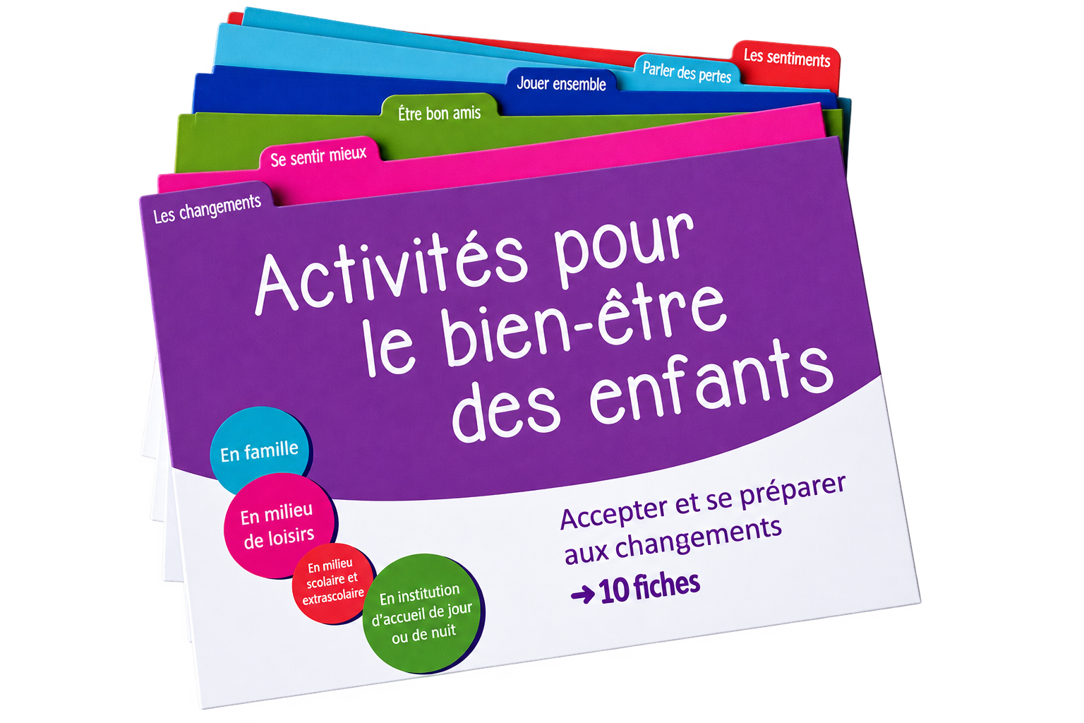 intercalaires Mallette "Activités pour le bien-être des enfants de 3 à 8 ans"