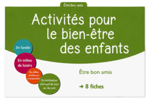 intercalaire - Être bons amis - Mallette "Activités pour le bien-être des enfants de 3 à 8 ans"